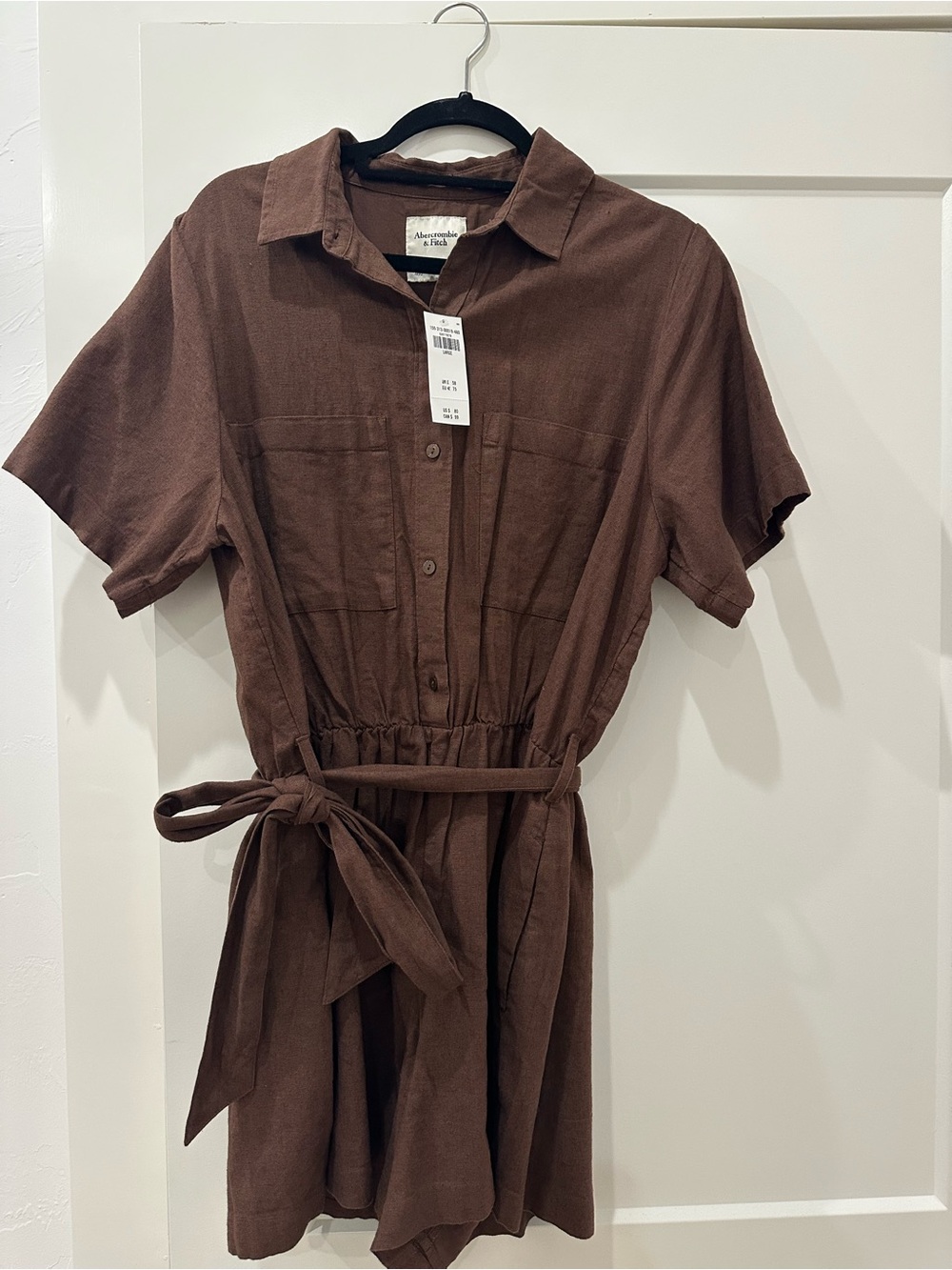 NEW WITH TAGS Abercrombie & Fitch Brown Romper - Picture 2 of 3